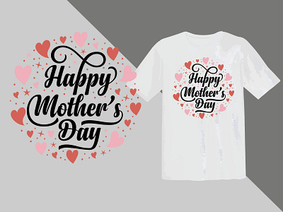 happy mothers day t shirt design vector template
