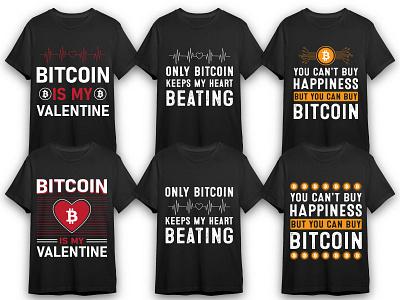Bitcoin t shirt design bundle