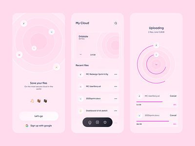 Cloud Storage 2021 2021 trend application application ui cloud cloud storage cloud storage app cloudy dribbble file manager gura nicholson pinky pinky promise storage trend uiux upload uploading files user experience user interface
