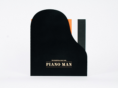 Piano Man billy joel branding music packaging piano records vinyl