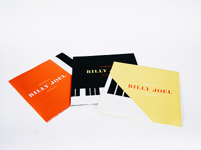 Piano Man billy joel branding music packaging piano records vinyl