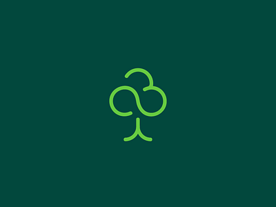 That Lone Tree branding circles farm logo loops mark nature symbol trees