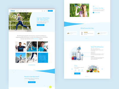 Cirkul Homepage beverage drink ecommerce health shopify website ui ui ux ui design web design website wellness