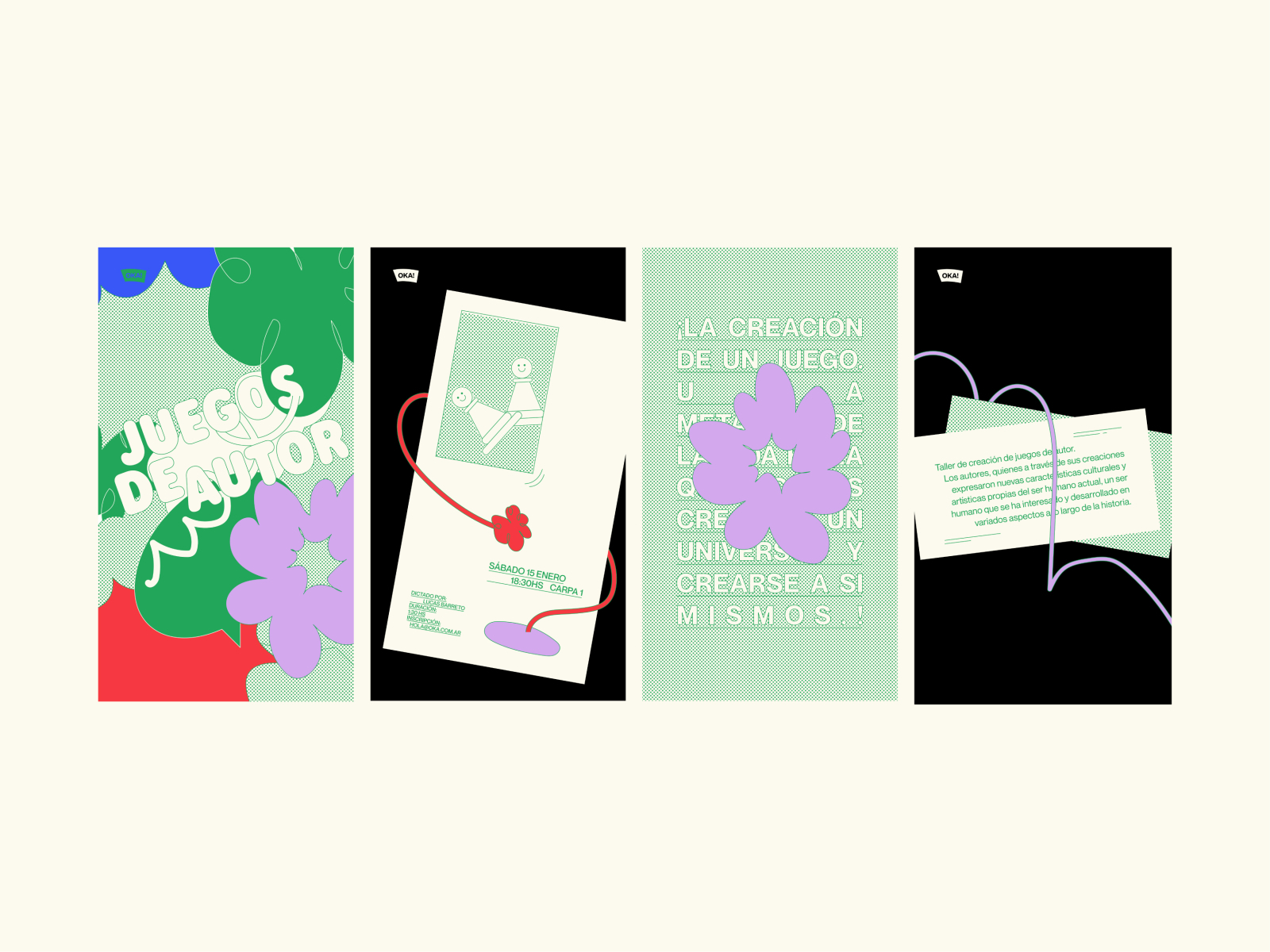 OKA! FESTIVAL - Visual Identity by María Victoria da Costa on Dribbble