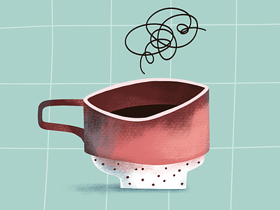 Coffee cup coffee coffee cup cup illustration mug procreate texture