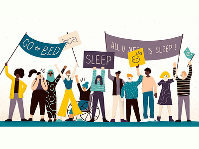 "Goodnight, Startup!" book illustration book character digital illustration goodnight illustration people procreate riot sleep