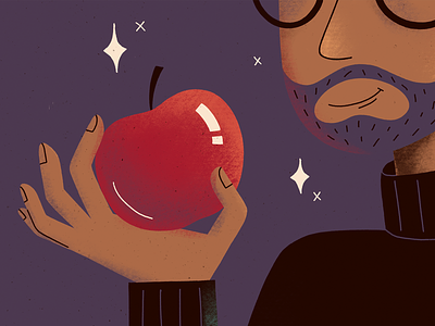 "Goodnight, Startup!" book illustration apple character digital illustration illustration procreate startup steve jobs turtleneck