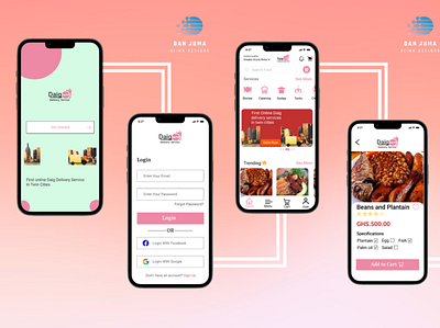Daig Delivery branding design graphic design illustration ui ui desgins ui design ui ux