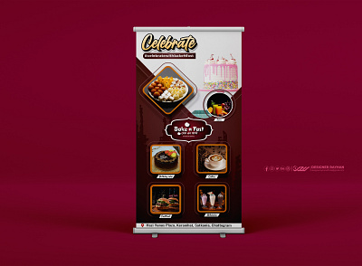 "Bakery Branding X-Banner Banner" designer rayhan rayhans design