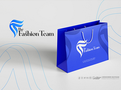 ''The Fashion Team" arabic logo arabic logo design clothing logo designer rayhan logo design marden arabic logo rayhans design