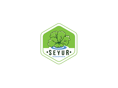 Seyur Hidroponik badge logo hydroponics logo