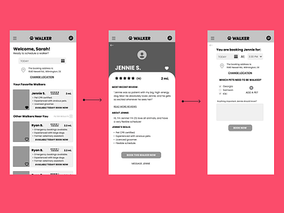 UX Wireframes ux