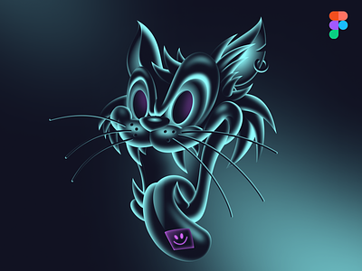 Mr Cat cat character figma free illustration vector