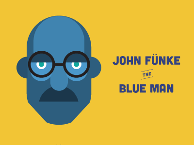 The Blue Man arrested development blue man illustration portrait series tobias