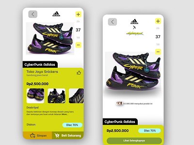 UI Shoes App Design