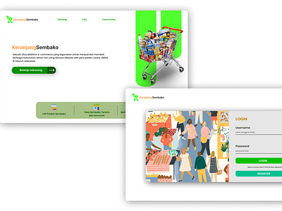 UI Design Project : KeranjangSembako.com