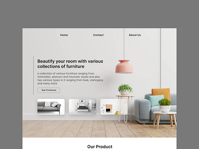 Funiture Landing Page