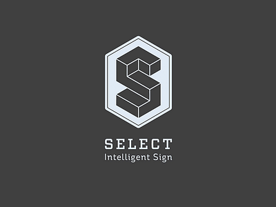 Select communication escher logo select sign signage visual identity