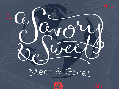 Savory and Sweet Invite