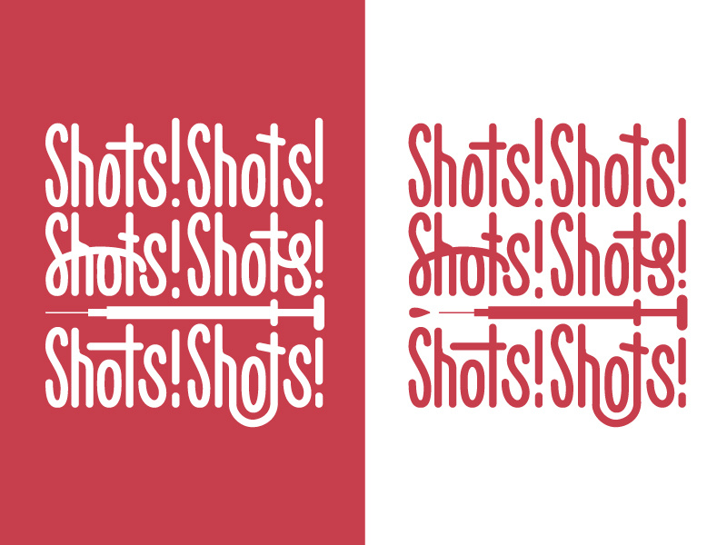 Shots Shirt grid medical custom-type hand-type typography