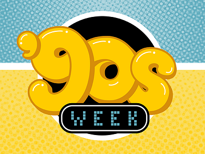 '90s Week Logo 90s cbc lettering