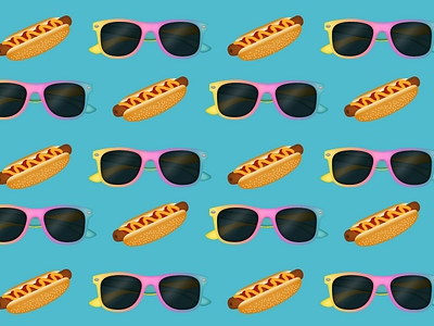 Festival Emojis cbc emojis hotdog icon illustration sunglasses