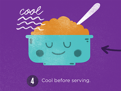 Cute food! baby food cute food illustration infographic lettering texture