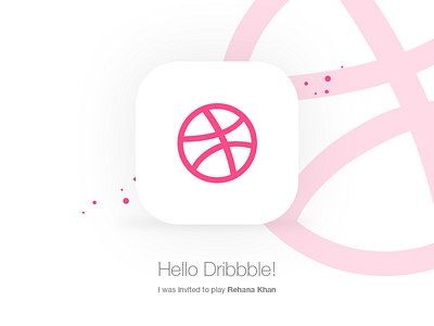 First Shot dribbble icon invite