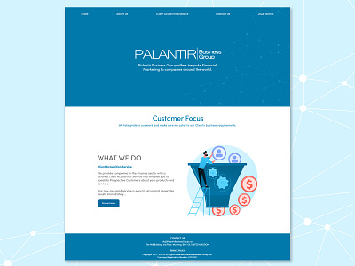 PALANTIR Website Redesign app design mobile ui website xd