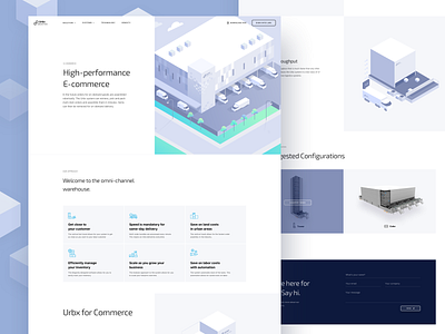 Logistic Website Design branding design e commerce ecommerce futuristic logistics minimal minimalism simple startup ui ux web website