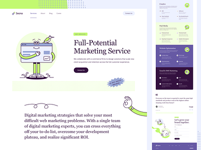 Digital Marketing Agency - Website #2 Service Page