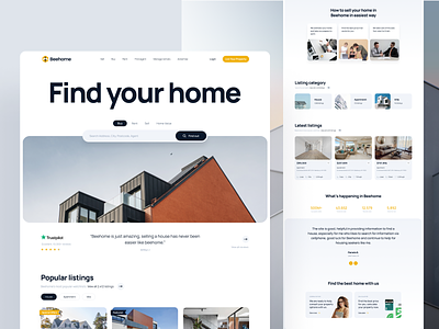 Beehome - Real estate website