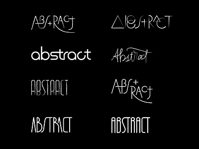 Abstract symbol series