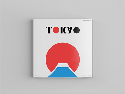 Tokyo tour guide book branding graphic icon illustration japan meanimize tokyo typography