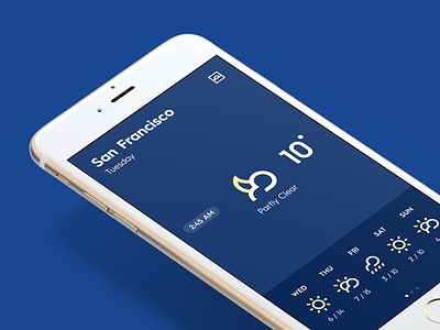 Minimal weather app app graphic icon illustration isotype meanimize minimal pictogram weather