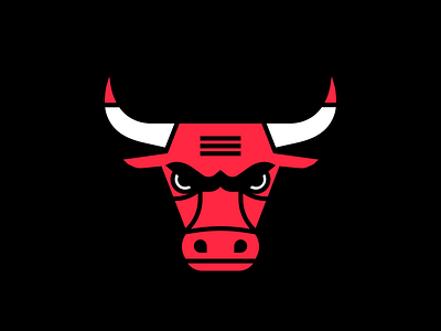 Chicago bulls animal basketball chicagobulls cow grahic icon identity isotype logo meanimize pictogram sport