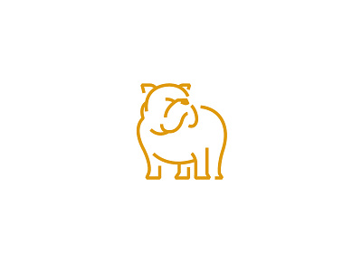 English bulldog animal bulldog dog englishbulldog grahic icon illustration logo meanimize pictogram