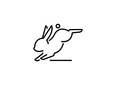 Rabbit animal artwork graphic icon illust illustration isotype logo pictogram rabbit