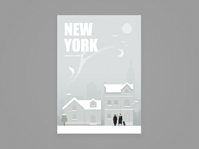 Newyork artwork graphic illustration meanimize newyork nyc pictogram poster