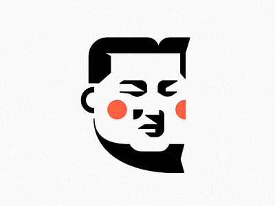 Shy guy graphic illustration isotype kimjungeun meanimize minimalism northkorea pictogram simplicity