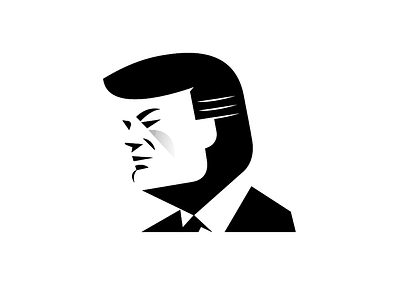 Trump america graphic logo meanimize president stencil trump usa