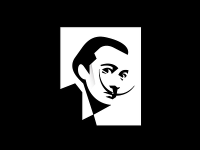 Salvador Dali artist graphic illust meanimize painter portrait salvadordali stencil