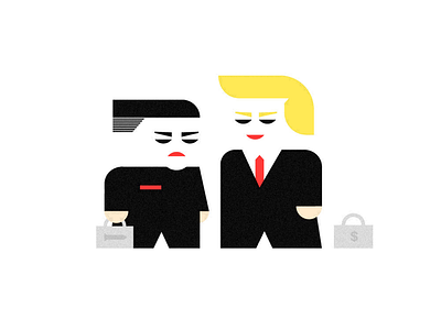 180612 Kimjongun / Trump graphic illustration isotype kimjongun logo meanimize minimalism northkorea pictogram simplicity trump