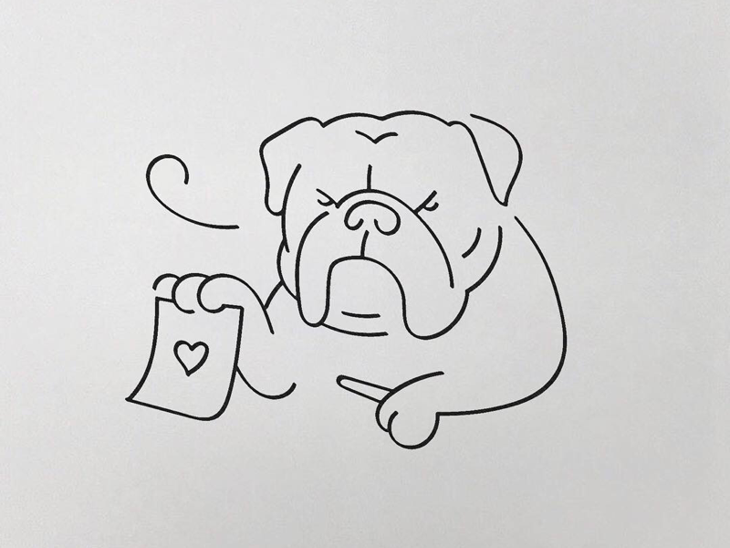 Droll Bulldog Doodle