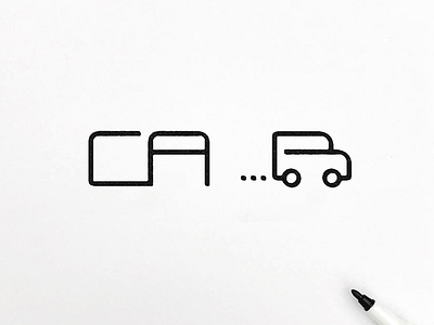 CA...R artwork branding car doodle graphic icon identity illustration logo meanimize minimalism pendrawing pictogram simplicity