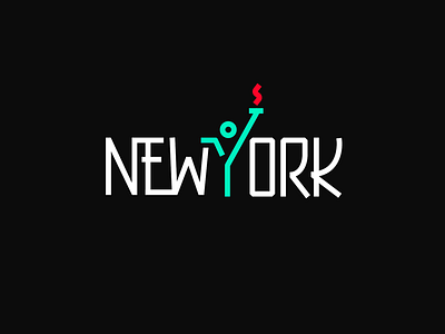 New york branding graphic identity illustration logo logodesign meanimize minimalism newyork simplicity