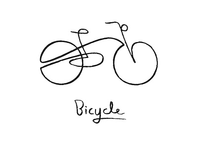 bicycle 06 artwork bicycle branding graphic illustration isotype meanimize minimalism pictogram simplicity vector