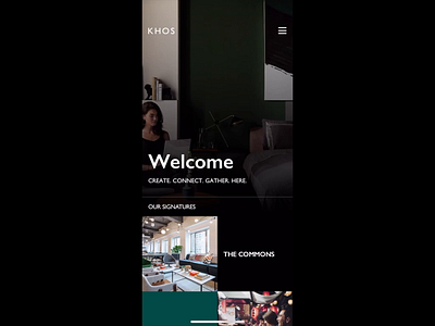 KHOS Hotels Mobile App Concept app hotel app product design ui ux