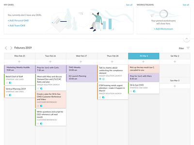 WorkBoard Empty States empty states illustration product design product illustration tech user experience user interface ux ui