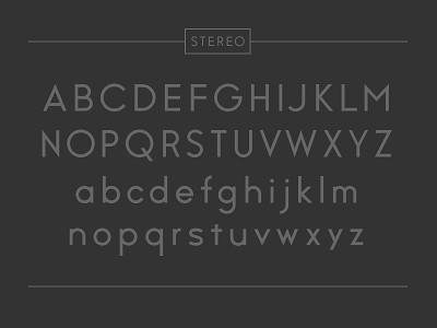 Stereo 1980 font sans serif speaker stereo typeface